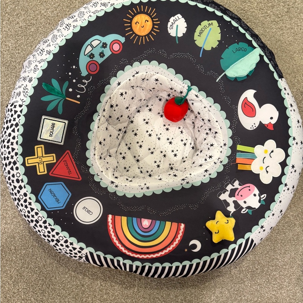 Montessori play ring for babies- activity center& sensory center for sitting up